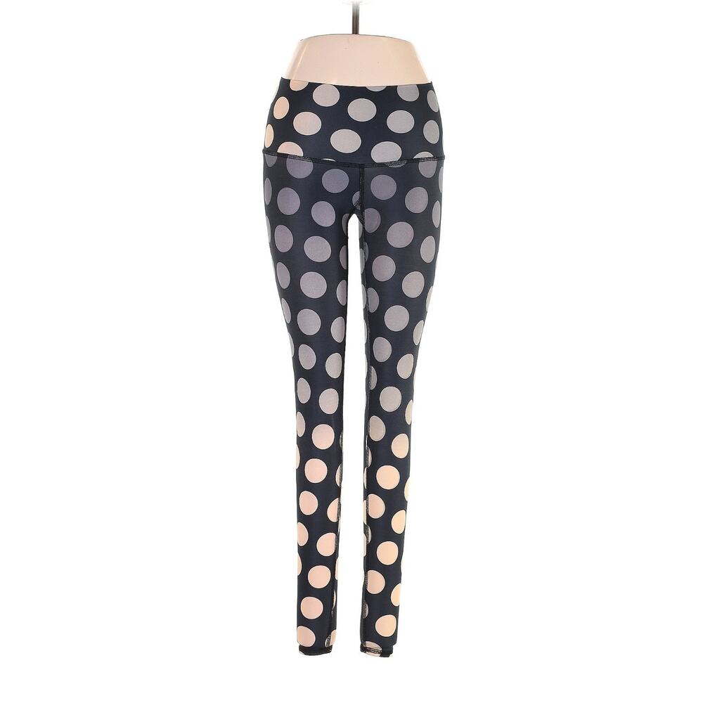 Teeki Polka Dot Leggings Sze Small Pilates Yoga Boho Chic Retro Anti Microbial - Picture 4 of 4